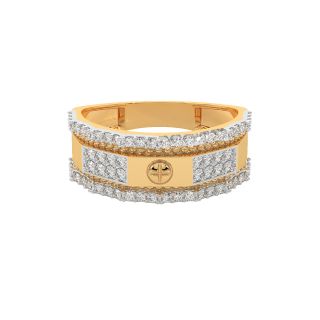 Calvin Round Diamond Ring For Him